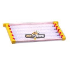 Arı Sütü Alma Seti 10x27 Gözlü - Yanları Plastik Üstü Ahşap Çerçeveli