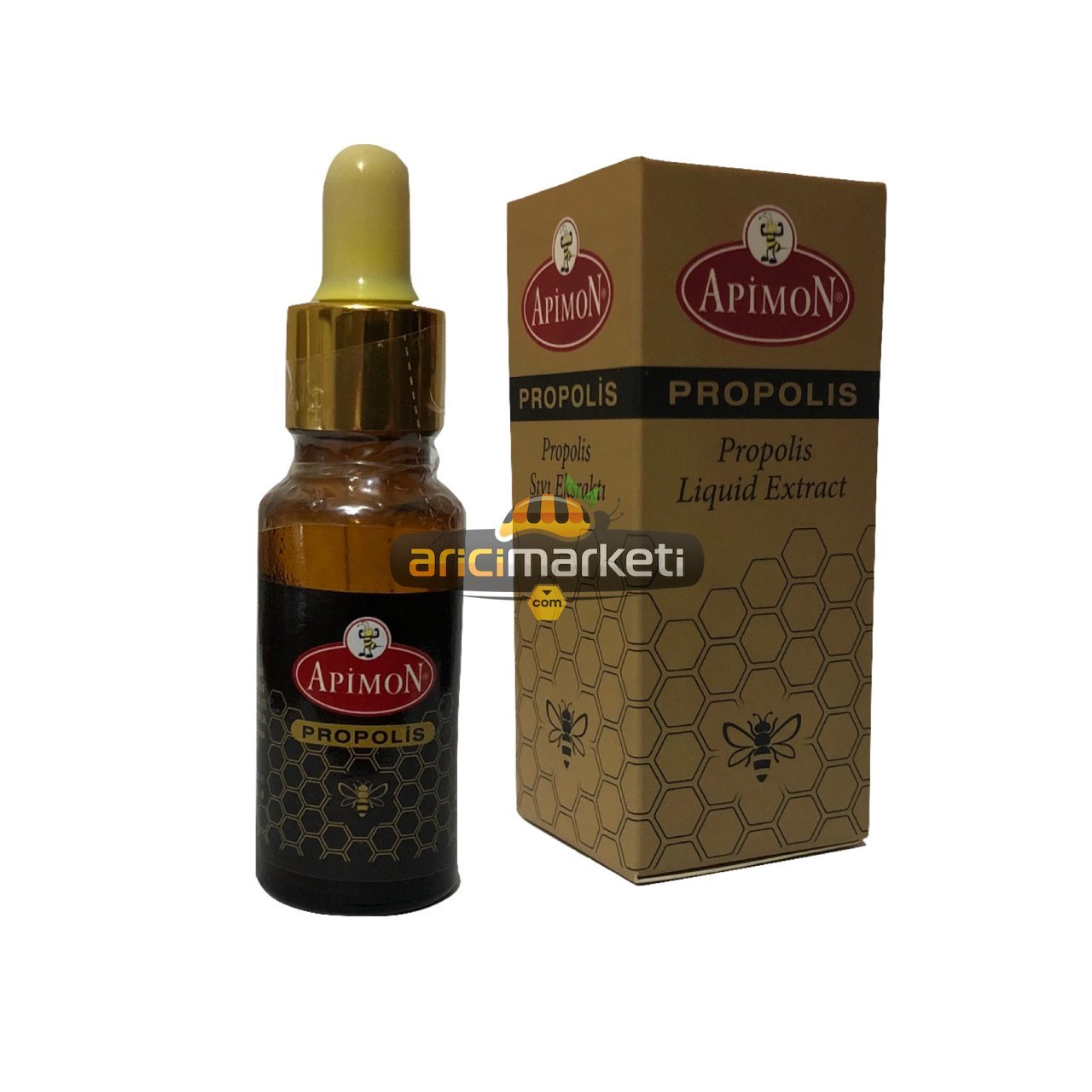 Apimon Gül Suyu Bazlı Sıvı Propolis - 20 ml