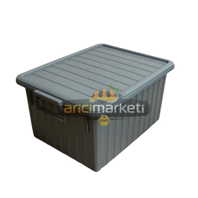 4 Adet Bal Taşıma Sandığı -  8 Çerçevelik Gri