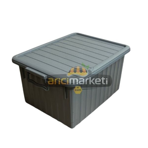 4 Adet Bal Taşıma Sandığı -  8 Çerçevelik Gri