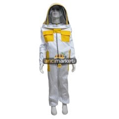 Çoçuklar İçin Tam Boy Astronot Tipi Tulum Arıcı Maskesi