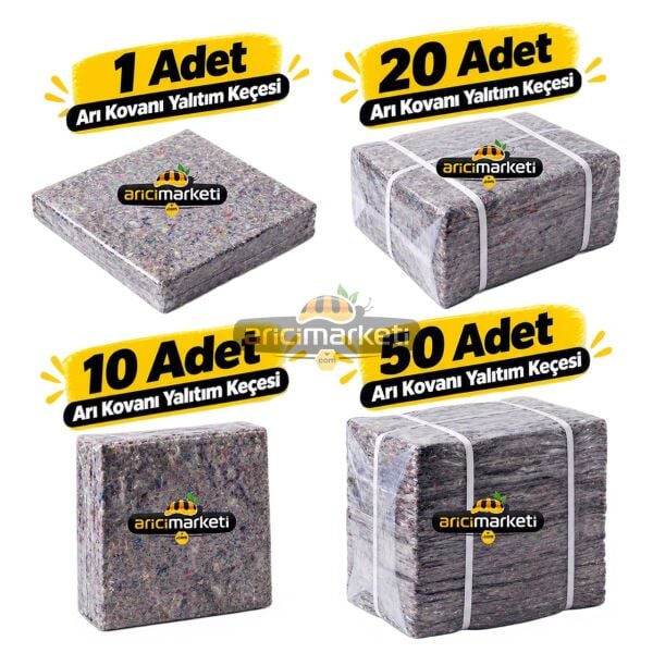 Arı Kovanı Yalıtım Keçesi 42x50 cm - 10 mm 10 Adet Yalıtım Keçesi