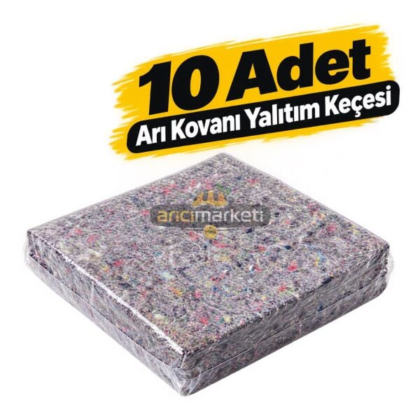 Arı Kovanı Yalıtım Keçesi 42x50 cm - 10 mm 10 Adet Yalıtım Keçesi