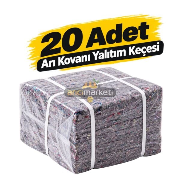 Arı Kovanı Yalıtım Keçesi 42x50 cm - 10 mm 20 Adet Yalıtım Keçesi