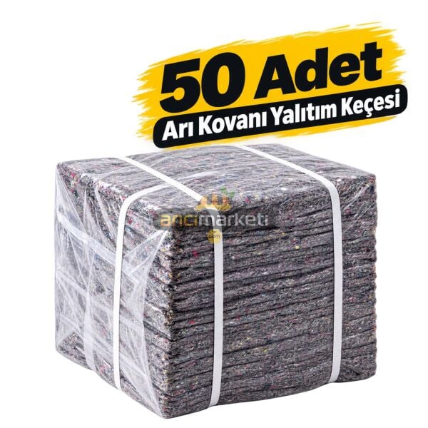 Arı Kovanı Yalıtım Keçesi 42x50 cm - 10 mm 50 Adet Yalıtım Keçesi