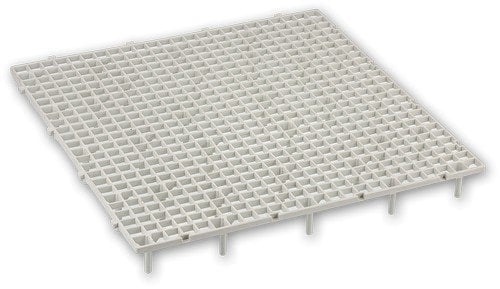 Kümes Yer Izgarası Gri 49x49cm - Yükseklik 6 cm