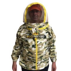 Kamuflaj Desenli Astronot Tip Arıcı Maskesi