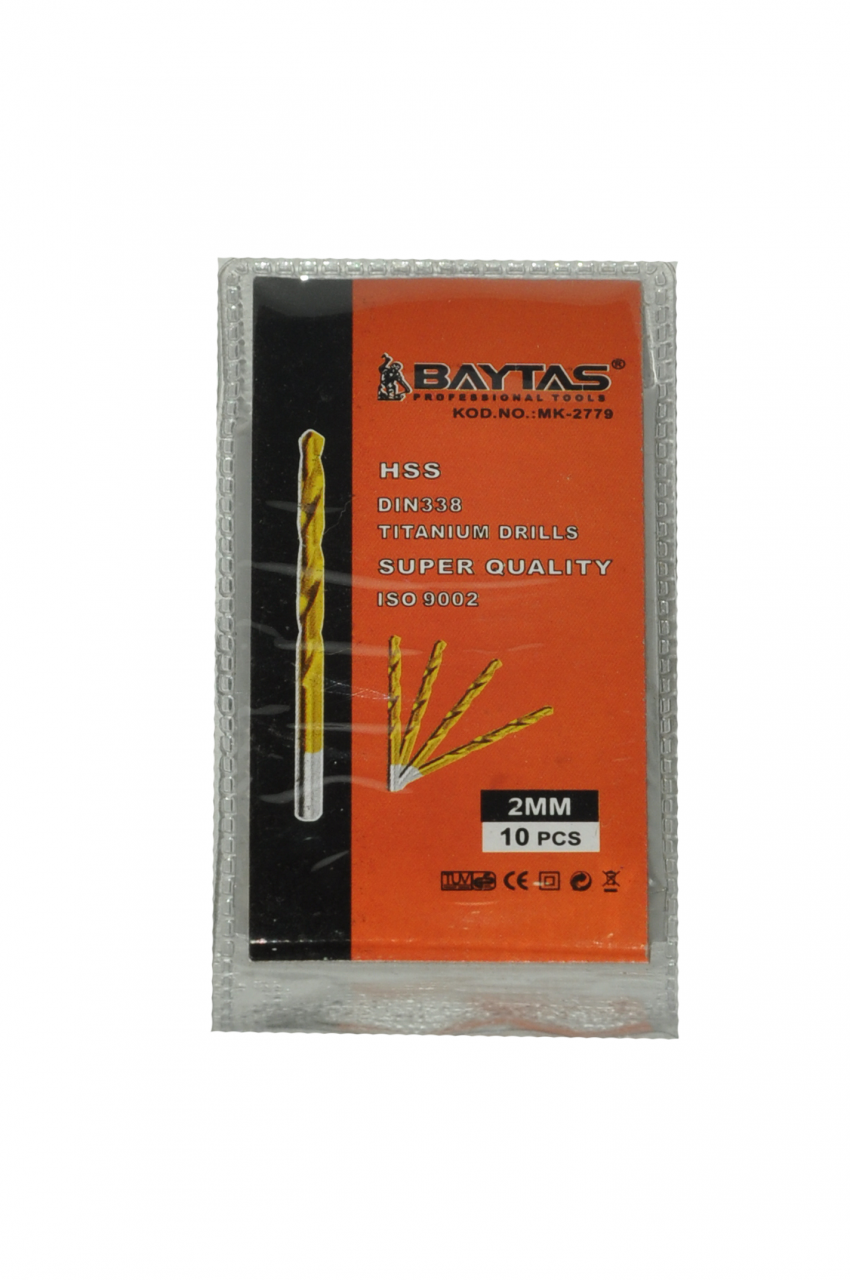 Demir Uç / Matkap Ucu 2.0 mm (10 adet)