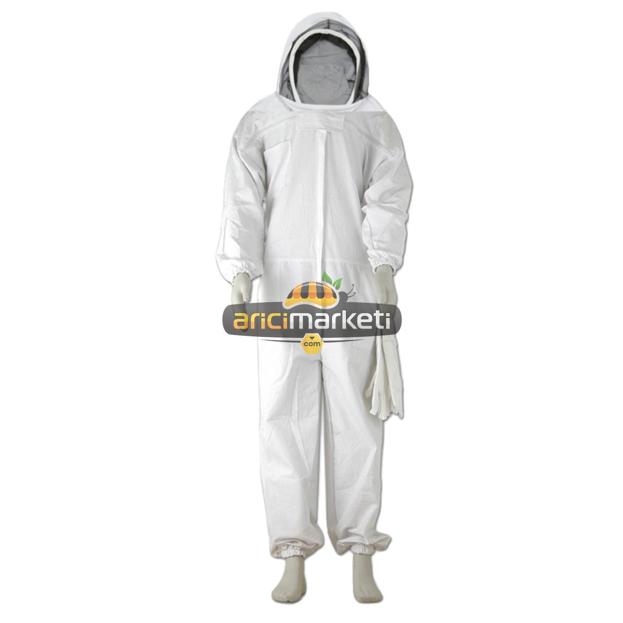Oval Başlıklı Arıcı Tulum Maske / Astronot Tipi