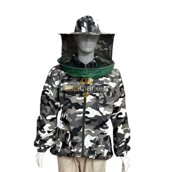 Kamuflaj Desenli Combo Mont Arıcı Maskesi