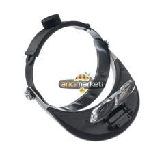 Ledli Şapka Tipi Büyüteç / Değiştirilebilir 5 Lensli 9X Yakınlaştırma